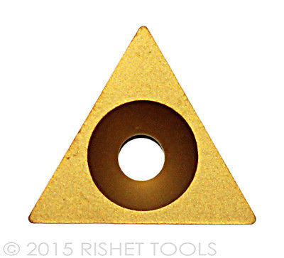 RISHET TOOLS TPGB 321 C5 Multi Layer TiN Coated Carbide Inserts (10 PCS)