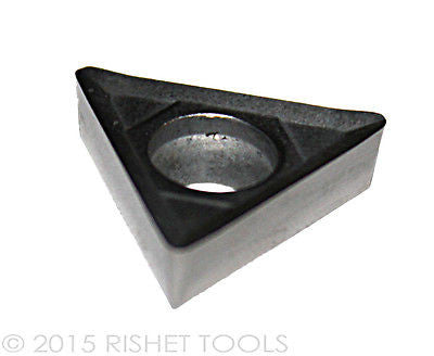 RISHET TOOLS TCGX / TCGT 21.51 High Polish turning Inserts for Aluminum(10 PCS)