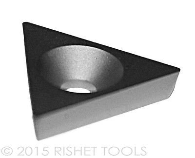 RISHET TOOLS TPGB 322 C2 Uncoated Carbide Inserts (10 PCS)