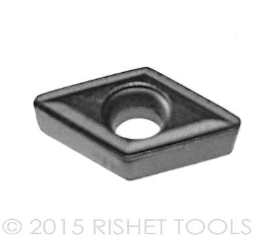 RISHET TOOLS DCMT 21.51 C5 Uncoated Carbide Inserts (10 PCS)