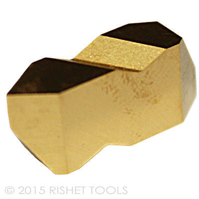 RISHET TOOLS NT-3L C5 Multi Layer TiN Coated Carbide Inserts (10 PCS)