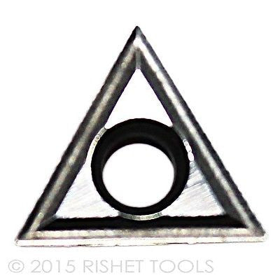RISHET TOOLS TT 221 C5 Uncoated Carbide Inserts (10 PCS)