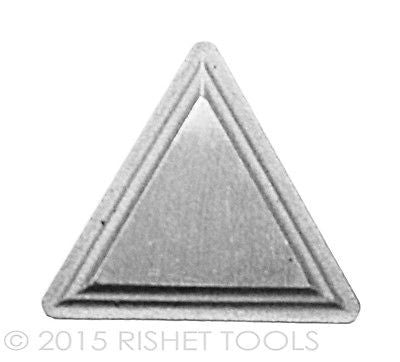 RISHET TOOLS TPMR 321 C2 Uncoated Carbide Inserts (10 PCS)