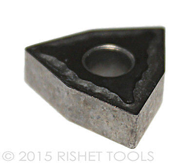 RISHET TOOLS WNMG 332 C5 Uncoated Carbide Inserts (10 PCS)