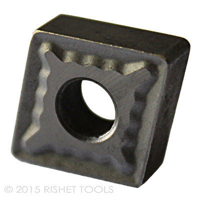 RISHET TOOLS CNMG 431 C5 Uncoated Carbide Inserts (10 PCS)
