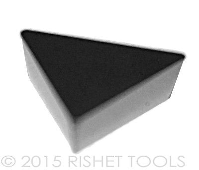 RISHET TOOLS TPG 221 C2 Uncoated Carbide Inserts (10 PCS