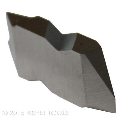 RISHET TOOLS NTP-3L C5 Uncoated Carbide Inserts (10 PCS)