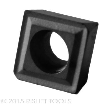 RISHET TOOLS CPGT 32.51 C2 Uncoated Carbide Inserts (10 PCS)