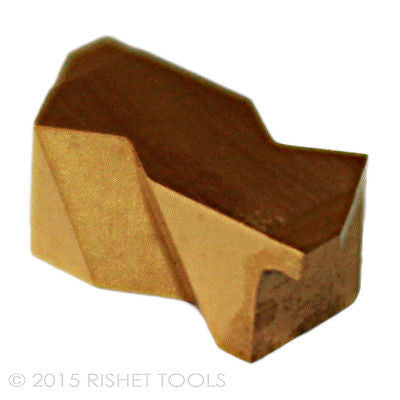 RISHET TOOLS NG 2031L C5 TiN Coated Notched Grooving Carbide Inserts (10 PCS)