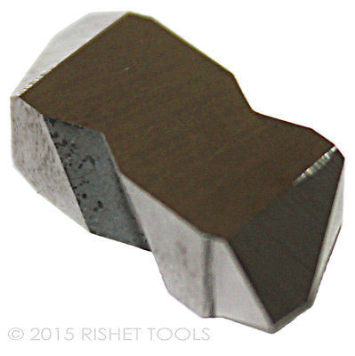 RISHET TOOLS NTP-3R C2 Multi Layer TiN Coated Carbide Inserts (10 PCS)