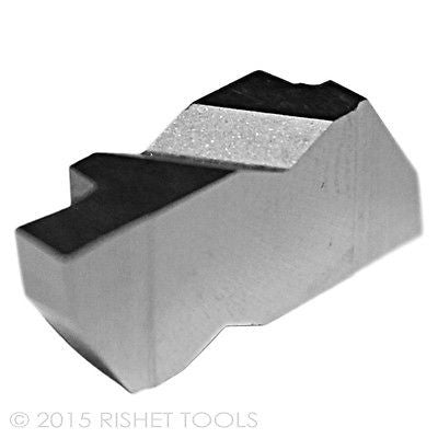 RISHET TOOLS NG 3125R C5 Uncoated Notched Grooving Carbide Inserts (10 PCS)