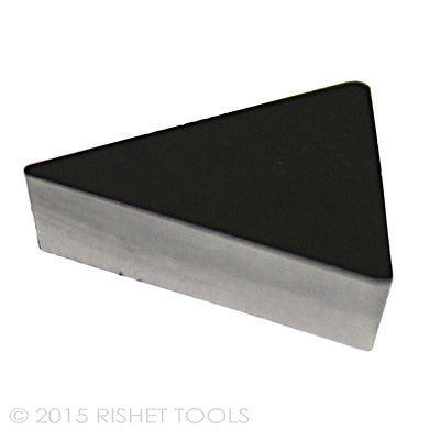 RISHET TOOLS TPG 433 C5 Uncoated Carbide Inserts (10 PCS)