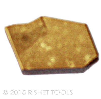 RISHET TOOLS GTN-2 C5 Multi Layer TiN Coated Carbide Inserts (10 PCS)