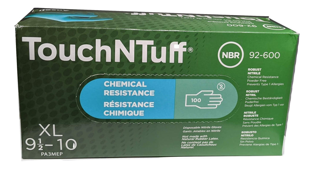 handschuhe touch n tuff 92-600 ANSELL TouchNTuff 92-600-XL Chemical Resistant Nitrile powder free dis – RISHET TOOLS