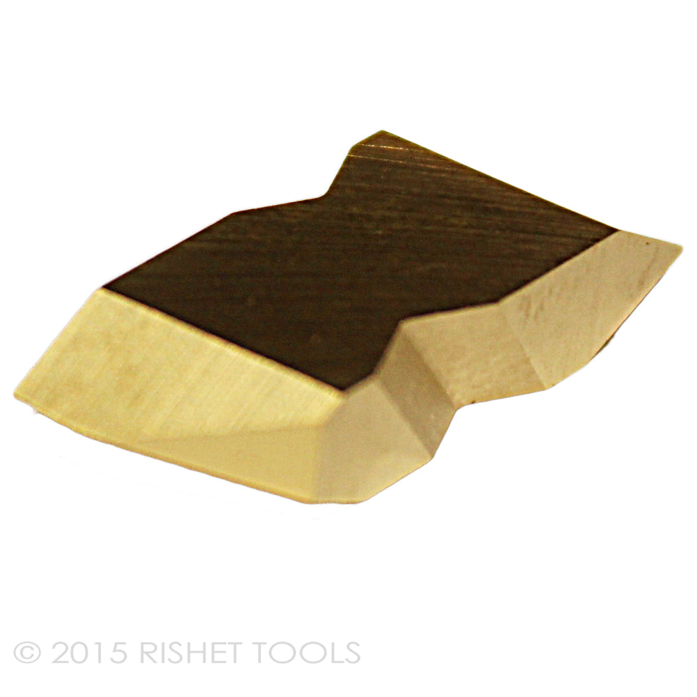 RISHET TOOLS NT-3R C5 Multi Layer TiN Coated Carbide Inserts (10 Pcs)